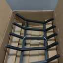 Mr IRONSTONE Fireplace Grate Fireplace Log Holder Solid Steel Heavy Duty Firewood Log Burning Rack Fire Grates for Outdoor Kindling Tools Pit Indoor Wrought Iron Wood Stove 17 inch