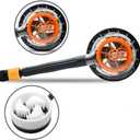 Car Pressure Wash Brush, Water-Powered Rotate Cleaning Brush for Car Home Cleaning