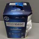 AllerEase Waterproof Mattress Protector, Maximum Allergy Mattress Protector, Queen Mattress Cover (White)