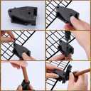 4 Set Plastic Archery Tree Stand Branch Holders Adjustable Hunting Branch Support Accessories for Tree Stand Platform Hunting Blind Accessories