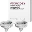 Momcozy Original Replacement Accessories for Upgraded Mobile Flow | Upgraded M9,Original Upgraded M9 Breastfeeding Parts,Valve2 Pack