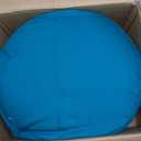 Zafu Buckwheat Meditation Cushion,D=13"/16" H=5.5",Round Zabuton Meditation Pillow,Yoga Bolster Kneeling Pillow Premium Yoga Pillow for Sitting on Floor Zippered Cotton Cover