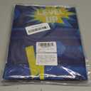 Vlipoeasn Blue 7th Birthday Decorations for Boys, Video Game Level 7 Banner Backdrop Hanging Swirls for 7th Birthday Party, Gamer 7 Years Old Party Supplies