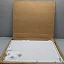 Babelio 26-43" No Bottom Bar Baby Gate for Babies, Elders and Pets, Mesh Gate with Large Walk Thru Door, One-Handed Open, Auto-Closing, Hardware Mount Safety Gate for Stairs and Doorways, White