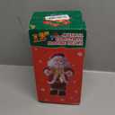 Gfilay Musical Dancing Santa Claus with Drum - Singing Santa Plush Toy for Christmas Decor and Xmas Gift