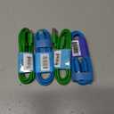 [4 Pack] MicroUSB Cable - Premium Micro USB High Speed USB 2.0 A Male to Micro B Sync & Charging Cables for Samsung, HTC, Moto, LG, Android, & More