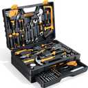Tool Set- 412 Piece Home Repair/Auto Tool Kit, Storage Organizer with Drawers, Toolbox Storage Case for Women & Men, Perfect for Homeowner, Diyer, Handyman, DIY- Yellow
