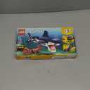 LEGO Creator 3 in 1 Deep Sea Creatures, Transforms from Shark and Crab to Squid to Angler Fish, Sea Animal Toys, Gifts for 7 Plus Year Old Girls and Boys, 31088