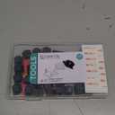 Cable Clips with Strong Self-Adhesive, XIAOXI R Shape Cable Management TV PC Wire Holder Sticky Tidy and Organizer Cord and Wires - 40 Pcs (Black)