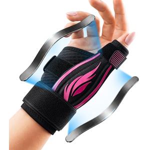 FITSOON Thumb Support Brace | Upgraded Thumb Spica Splint Stabilizer Pain Relief Night Support for De Quervain’ s Tenosynovitis Trigger Finger Arthritis Sprains | Breathable Fabric