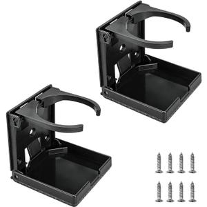 2PCS Car Cup Holder, Wall Folding Drink Holder,Suitable for Cars, Boats, RVs, Trucks, etc