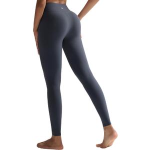 RUNNING GIRL High Waisted Leggings for Women, Seamless Full Length Buttery Soft Yoga Pants for Women, No Front Seam (Small, Grey)
