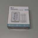 Indoor Outdoor Thermometer Wireless, 4.5 Inch Display Digital Hygrometer Thermometer Temperature Humidity Monitor with 330ft Range Sensor and Adjustable Backlight (White)