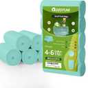 4-6 Gallon Small Trash Bags Biodegradable,Easy-Tearing 4 Gallon Trash Bag,Sturdy&Thick Small Garbage Bags,Unscented Bathroom Trash Bags for Kitchen, Bathroom,Bedroom,Office,110 Counts