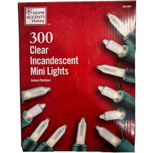 300 Mini Lights, 68 ft 6" Lighted Length