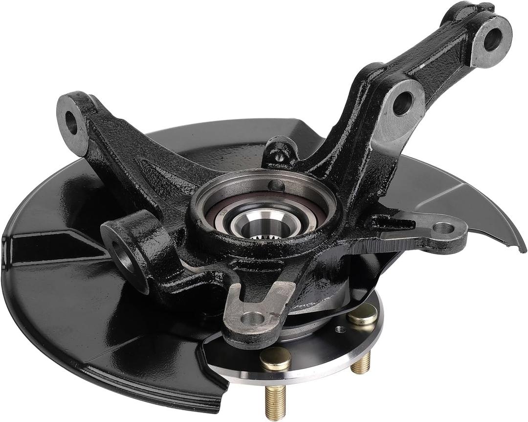 Front Steering Knuckle & Wheel Bearing Hub Assembly Compatible with Honda Civic 2006-2011,(Without Si Model), Left Driver Side Replaces # 698-45169845144300SNA952, 44300TR0951