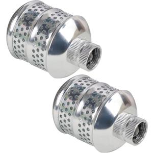 2 Pack Bubbler Sprinkler Heads, Aluminum Diffuser Flood Nozzle for Delicate Watering, Gentle Garden Metal Watering Soaker Sprinkler for Plants Garden Lawn Yard