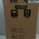 EKO Mirage-T 50 Liter / 13.2 Gallon Touchless Rectangular Motion Sensor Trash Can, Brushed Stainless Steel Finish