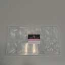 UNA GELLA Medium Stiletto Nails Tips,504Pcs Press-on Nails Stiletto Clear Gel Nail Tips, Full Cover Pre-Etched Fake Acrylic Nails, Sturdy for Nail Extensions Home Art Salon 12 Sizes