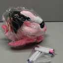 Blueweenly 12 Inch Graduation Autograph Stuffed Animal Flamingo Plush with Graduation Cap Smooth Fabric Congrats Grad Stuffed Flamingo with 8 Colored Marking Pens for Graduate Student Party Supply