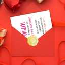 4 x Funny Favorite Child Mothers Day Card, Happy Mother's Day Greeting Card with Envelopes, Thank You, Birthday Card for Mom from Daughter, Son