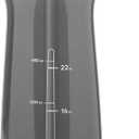 Pogo Plastic Water Bottle with Straw Lid and Carry Handle, Reusable, BPA Free, Dishwasher Safe, Perfect for Travel, School, Outdoors, and Gym | 32oz (Grey)