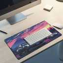 Large Mouse Pad Anime JDM Car R35 R34 Mount Fuji Desk Mat Computer Accessories Gaming Office Organizers Supplies Decor Essentials Keyboard Pads for Desk Rubber 30x60cm