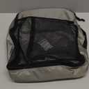 Amazon Essentials 4-Piece Packing Cubes Travel Accessories Set, Luggage Organizer, Suitcase Organizer with Double Zipper, Mesh Top, Space-Saving, Large, Gray (Previously Amazon Basics)