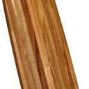 Acacia Wood Cutting Board and Large Charcuterie Board with Handle - Long Serving Board for Veggies, Bread, Cheese Board, Appetizers, and Picnic Celebrations, 24x7 Inch