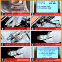 2Pcs 234-4092 234-4123 Upstream Oxygen Sensor Downstream O2 Sensor for 2001 2002 2002 2004 2005 Honda Civic 1.7L D17A7 Engine Only