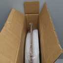 Mayfair Padded Toilet Seat with Chrome Hinges, Soft Vinyl over Wood Core Seat, Made in USA, Round, White