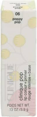 Clinique Pop Lip Color + Primer, No. 06 Poppy, 0.13 Oz, Pack of 6