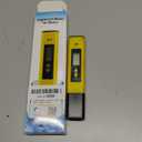 Digital pH Meter Tester Pen for Water, Pre-Calibrated, High Accuracy 0.01, 014 pH Range, Pocket Size for Drinking Water, Pool, Aquarium & Hydroponics (Yellow) (Normal)