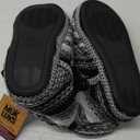 MUK LUKS Women's Amira Slipper Black White  XL-11/12