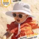 FURTALK Baby Toddler Sun Hat Bucket Hat with Neck Flap Wide Brim Hats Beach Vacation Essentials