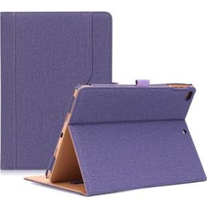 ProCase for iPad 9.7 Inch iPad 6th/5th Generation Case 2018 2017/iPad Air 2/Air 1 Case, Premium Leather Folio Corner Protection Multi-Angle Viewing Stand Cover with Front Pocket Pen Loop -Purple