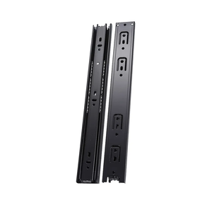 Full Extension Drawer Runners Ball Bearing Cold Rolled Steel Drawer Rails Slides 45 kg Load Capacity Side Mount Suitable for Cabinet Wardrobe,14in(350mm)