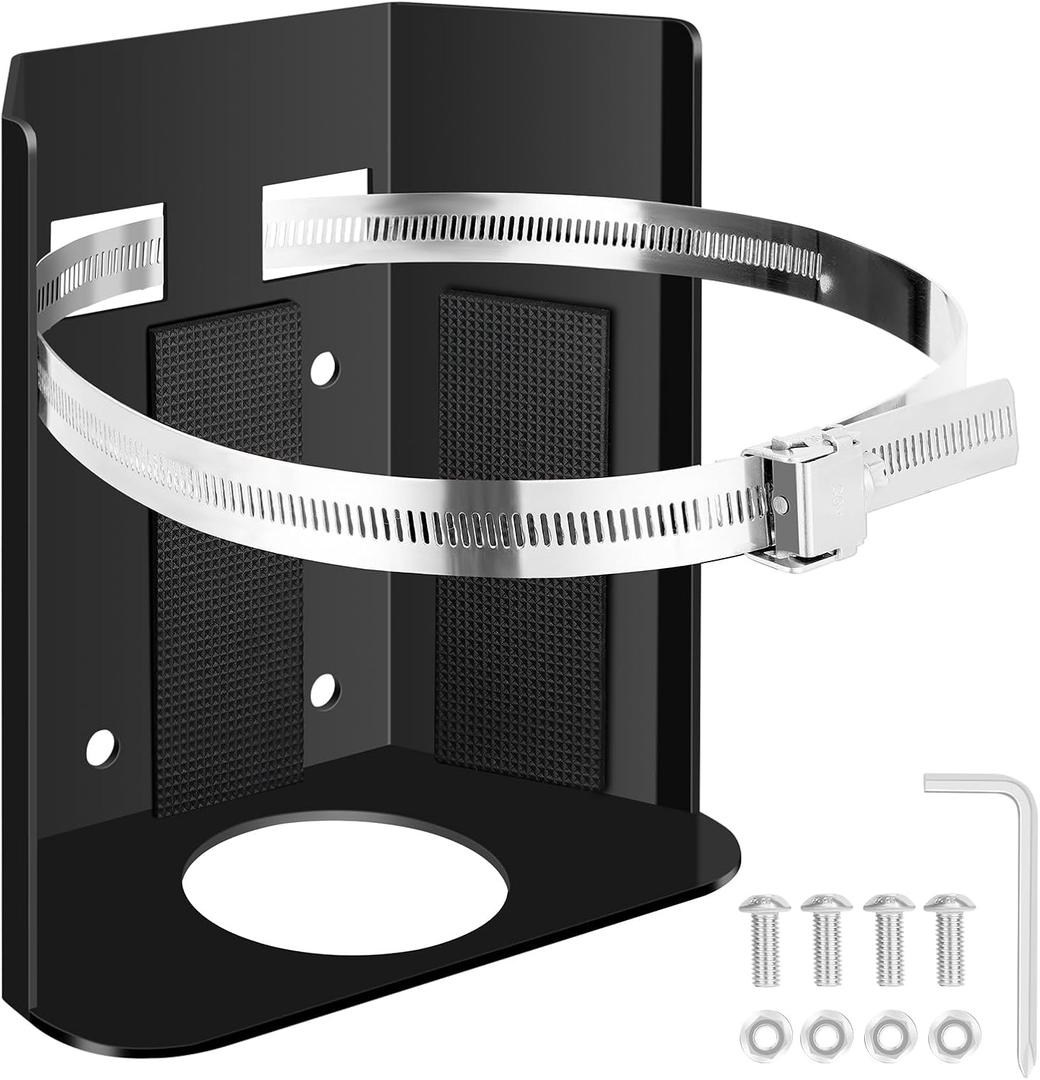 ESUDNT 5LB Propane Tank Mount, Heavy-Duty Thickened Metal, Non-Slip, RV Propane Tank Holder for RV, Trailers, Truck, Camper