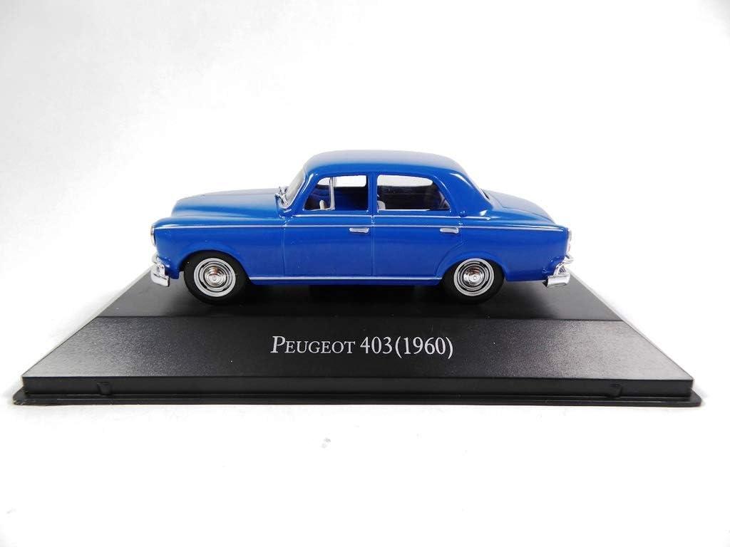OPO 10 Model car 1/43 Compatible with Peugeot 403 Blue 1960 (AR35)
