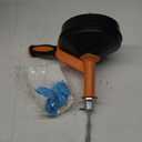 Drain Auger, Clog Remover with Drill Adapter, 25 Feet Flexible Plumbing Snake Use Manually or Powered for Kitchen,Bathrom and Shower Sink, Comes with Gloves (orange)