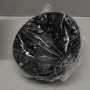 12pack Black Angled Plastic Bowls,20oz Salad Serving Bowls,Plastic Serving Bowl for Wedding, Party, Halloween, Catering