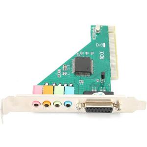 CMI8738 PCI Sound Card, PCI Sound Card Channel 4.1 for Computer Desktop Internal Audio Karte Stereo Surround
