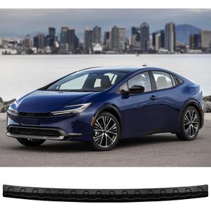 BIBLOZ Rear Bumper Protector Compatible with Toyota Prius 2023 2024 2025(Include Hybrid) Accessories ABS Material Rear Bumper Guard Trim