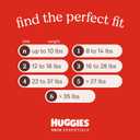 Huggies Size 2 Diapers, Skin Essentials Baby Diapers, Size 2 (12-18 lbs), 26 Count