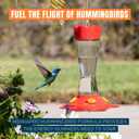 MEKKAPRO Premium Hummingbird Nectar - 60oz - Attract, Delight, and Energize Your Garden with Our Irresistible Sugar-Packed Formula - No Mess, No Fridge Needed - Ready-to-Use Convenience (EXP 11/30/26)