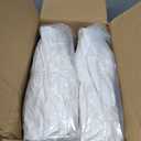 Amazon Basics Down Alternative Bed Pillows for Back and Side Sleepers, Medium Density, King Size, 36" x 20", White, 2-Pack