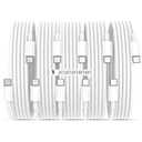 USB C Cable, 5 Pack(3ft/3ft/3ft/6ft/6ft)60W Fast Charging Cord Type C, USBC to USBC Cable Compatible with iPhone 17/17 Pro Max/17 Pro/17 Air/16/16 Pro/16 Plus/16 Pro Max/15/15 Pro/15 Pro Max (White)