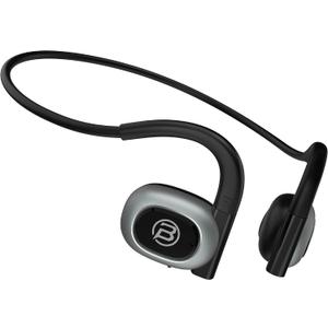 BUGANI Open Ear Headphones Wireless Bluetooth, Touch Control Bluetooth Headphones 5.3, Waterproof Sport Wireless Headphones for Workout Running, 8 Hours Playtime, Black