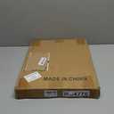 Foldable Laptop Table, Bed Desk, Breakfast Serving Bed Tray, Portable Mini Picnic Table & Ultra Lightweight, Folds in Half with Inner Storage Space (Bamboo Wood Grain)