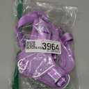 BARKBAY Dog Harness No Pull with ID Tag Pocket - Heavy Duty, Reflective, Easy Control for Large Dogs(Violet Purple,L) (Large(Chest:24.5-32.5"))